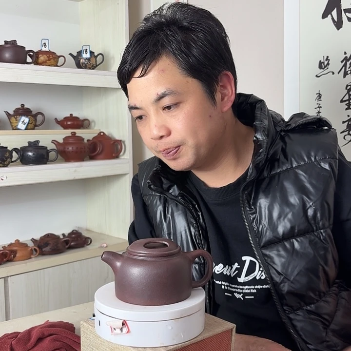 紫砂茶壶宜兴原矿紫砂茶壶容量300cc