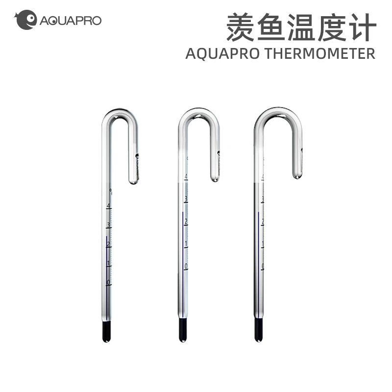 鱼缸水族箱高精度温度计潜水吸盘水温计乌龟缸羡鱼挂壁玻璃测温计