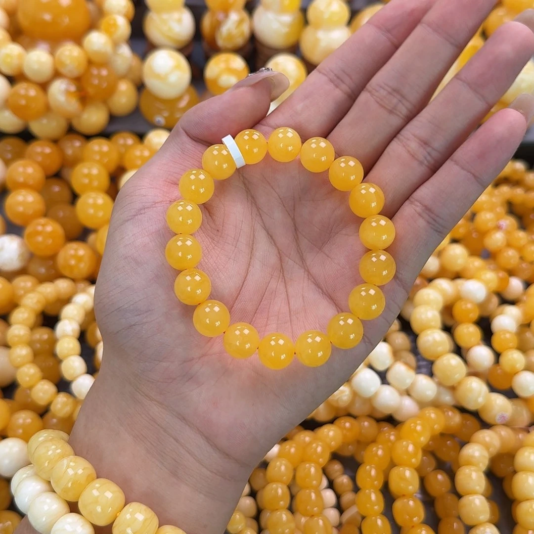 蜜蜡未镶嵌珠宝奇石同料12mm