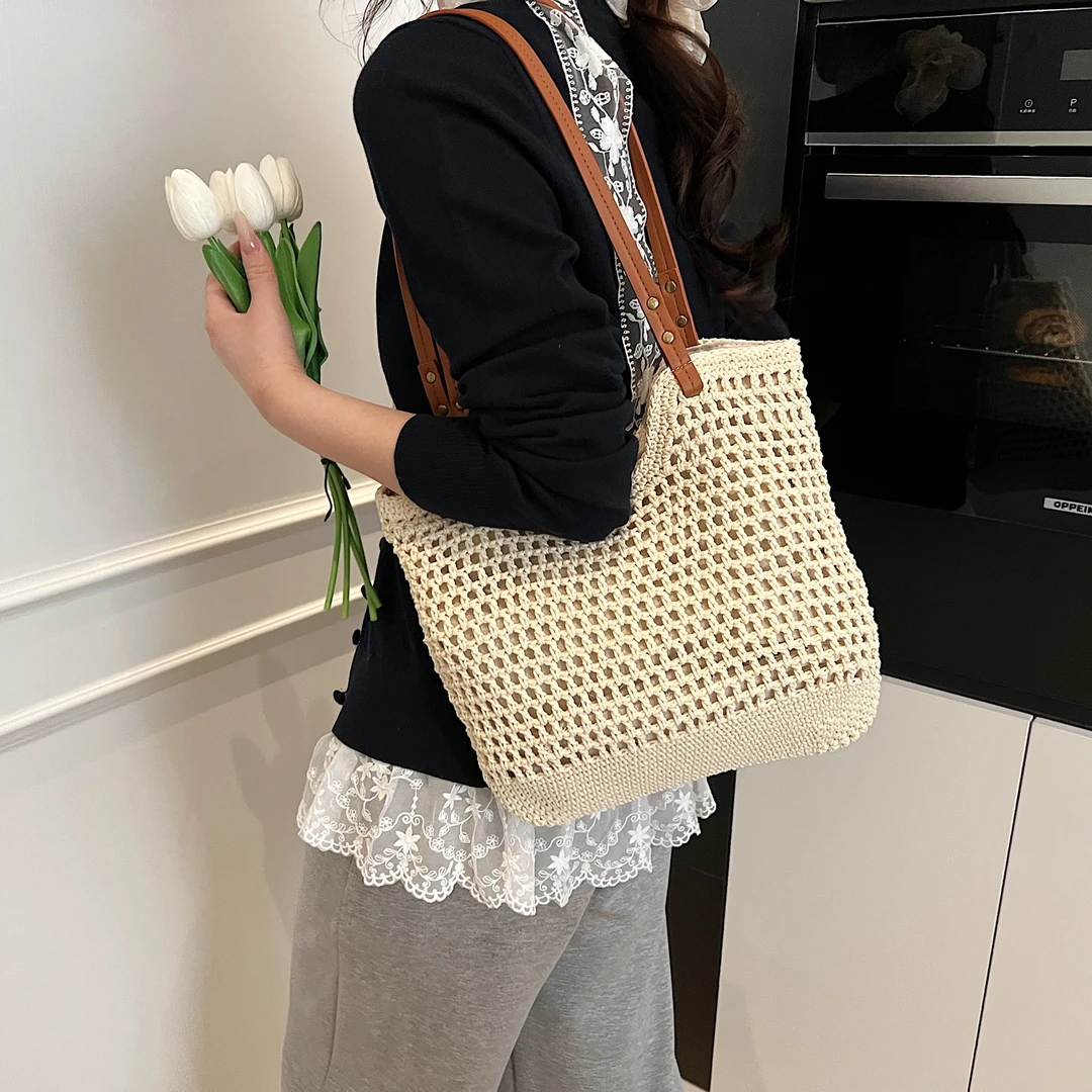 6083春夏季节新款托特包时尚设计休闲百搭大容量通勤单肩手提包