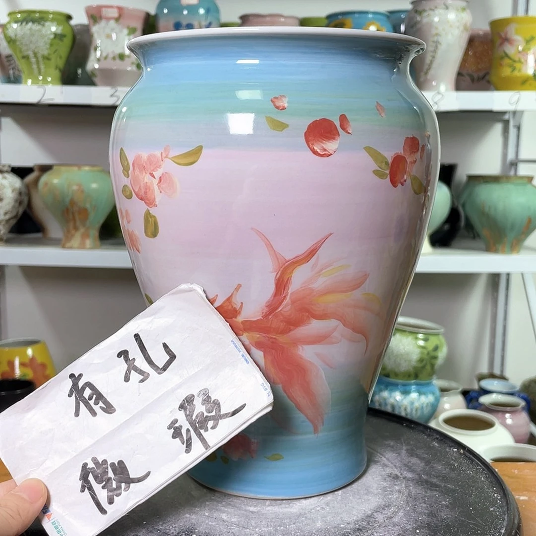 景德镇陶瓷花盆花器暇256