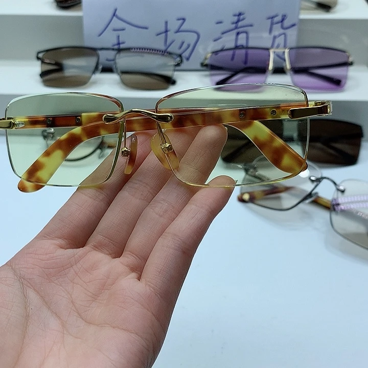 帝王绿竹叶青眼镜