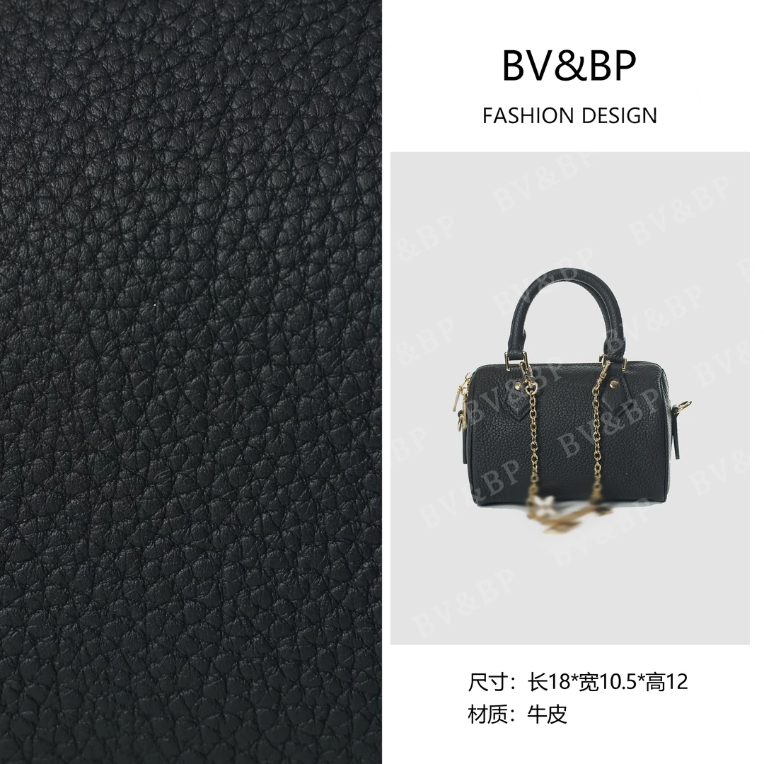 BV&BP· 原创设计 真皮高定手提单肩包  BV851- 黑 色