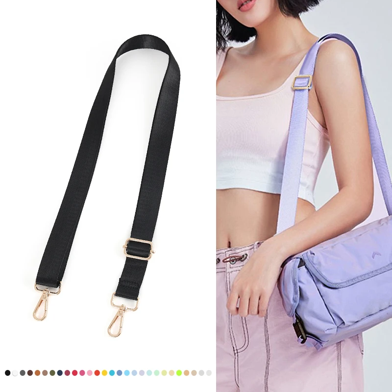 宽包肩带斜挎带女包肩带可调节包带2寸民族风绣花包带配件替换带