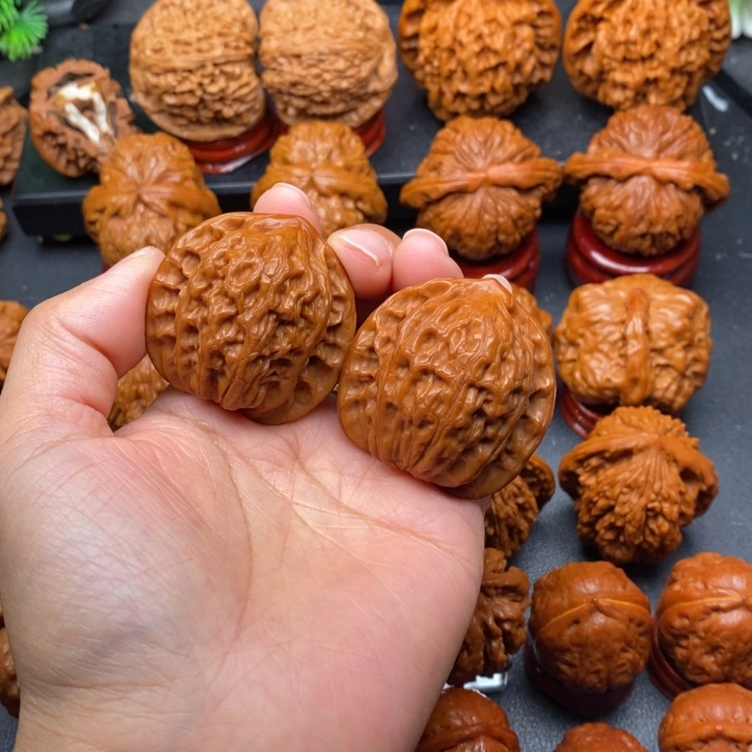 文玩核桃把件40公子帽