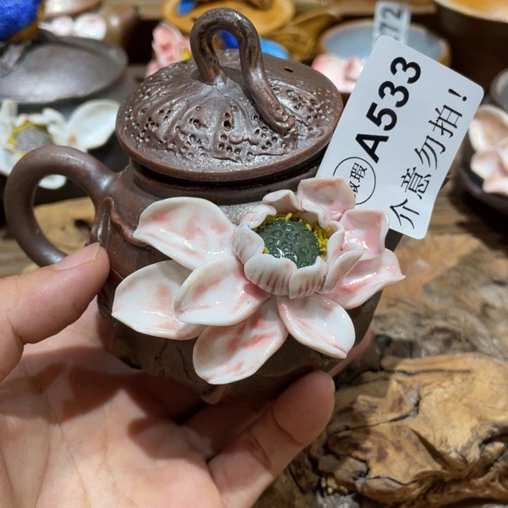 贝***悠手工制作陶瓷茶具青蛙