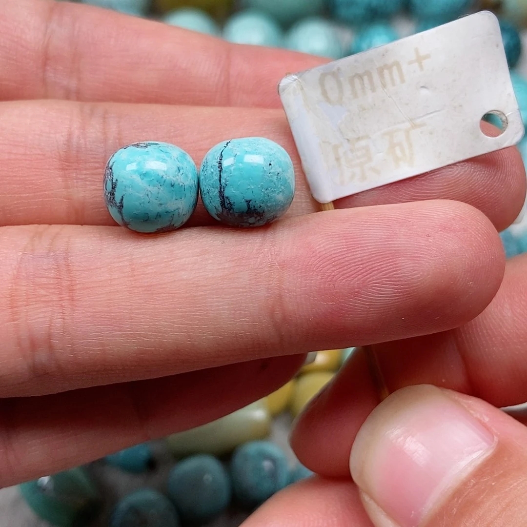 未镶嵌绿松石珠宝半成品