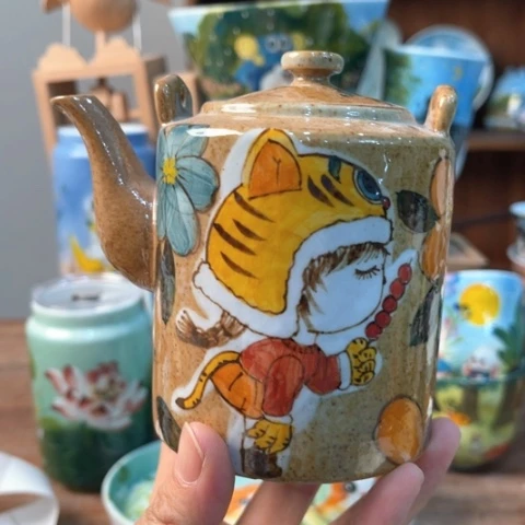 炉景德镇釉下手绘陶瓷