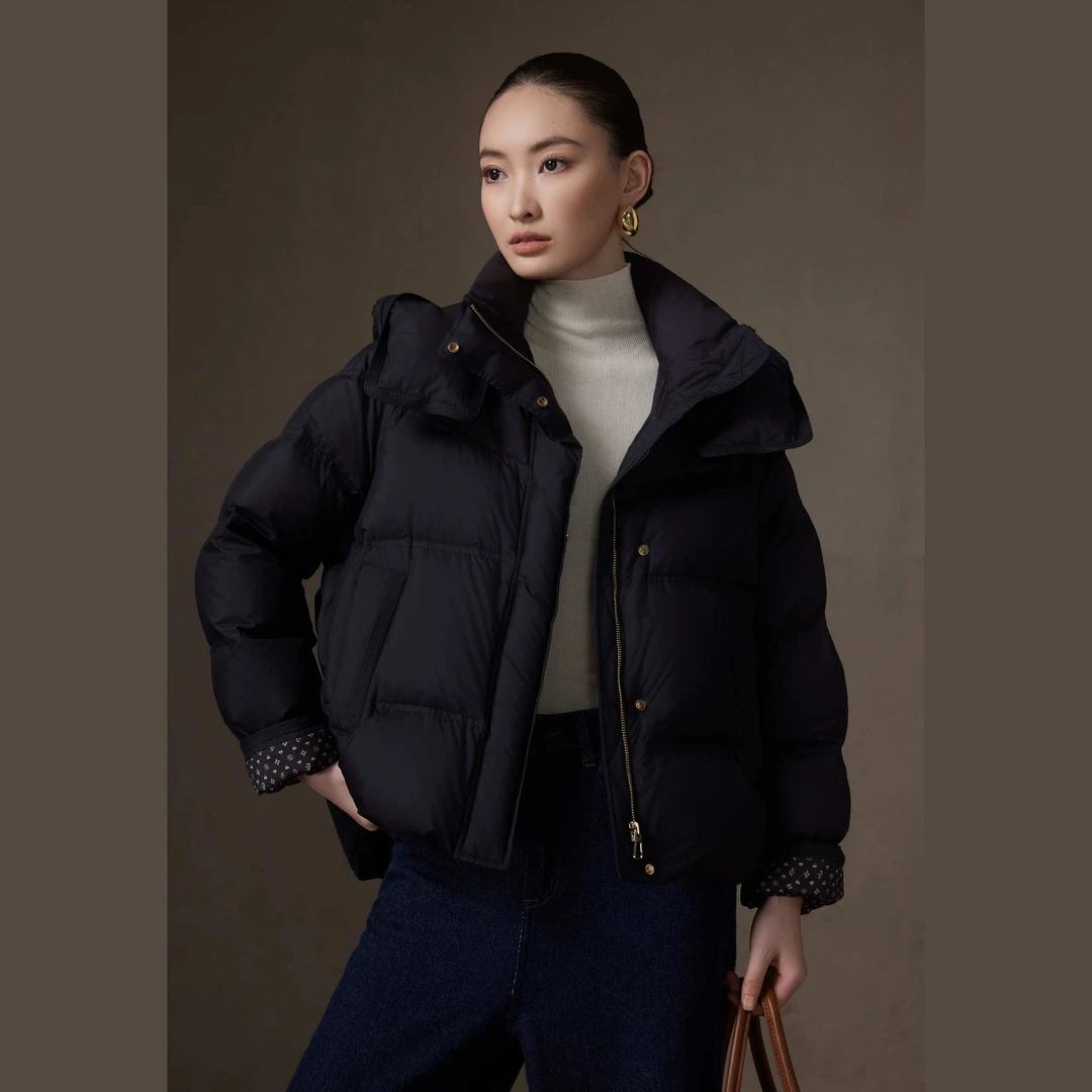 【雨田定制】冬季新款短款鹅绒服YS-1717