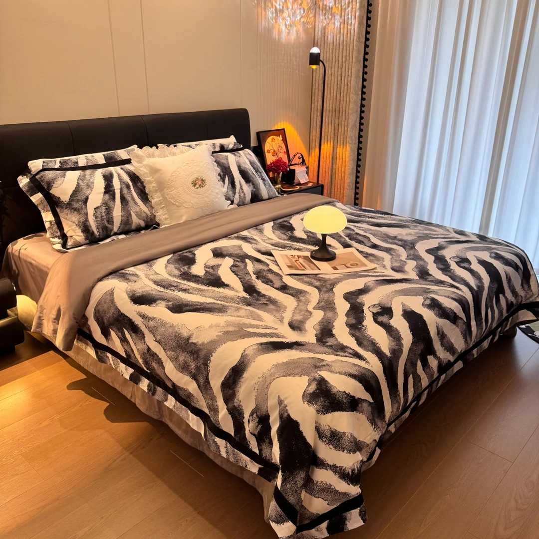 【婷姐专属】2025新款【100s全棉数码印花】全棉新疆长绒棉印花四件套