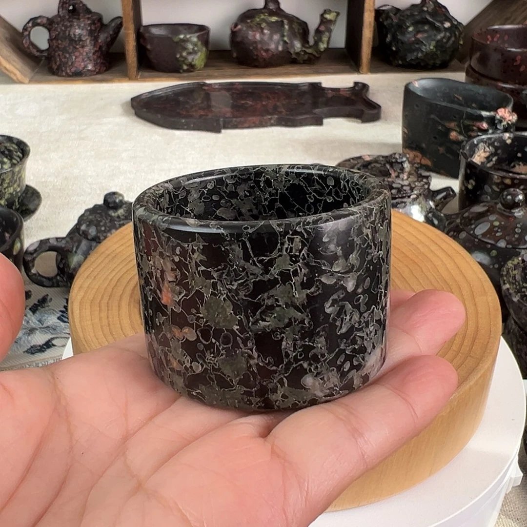 梅花玉青藤茶杯精品
