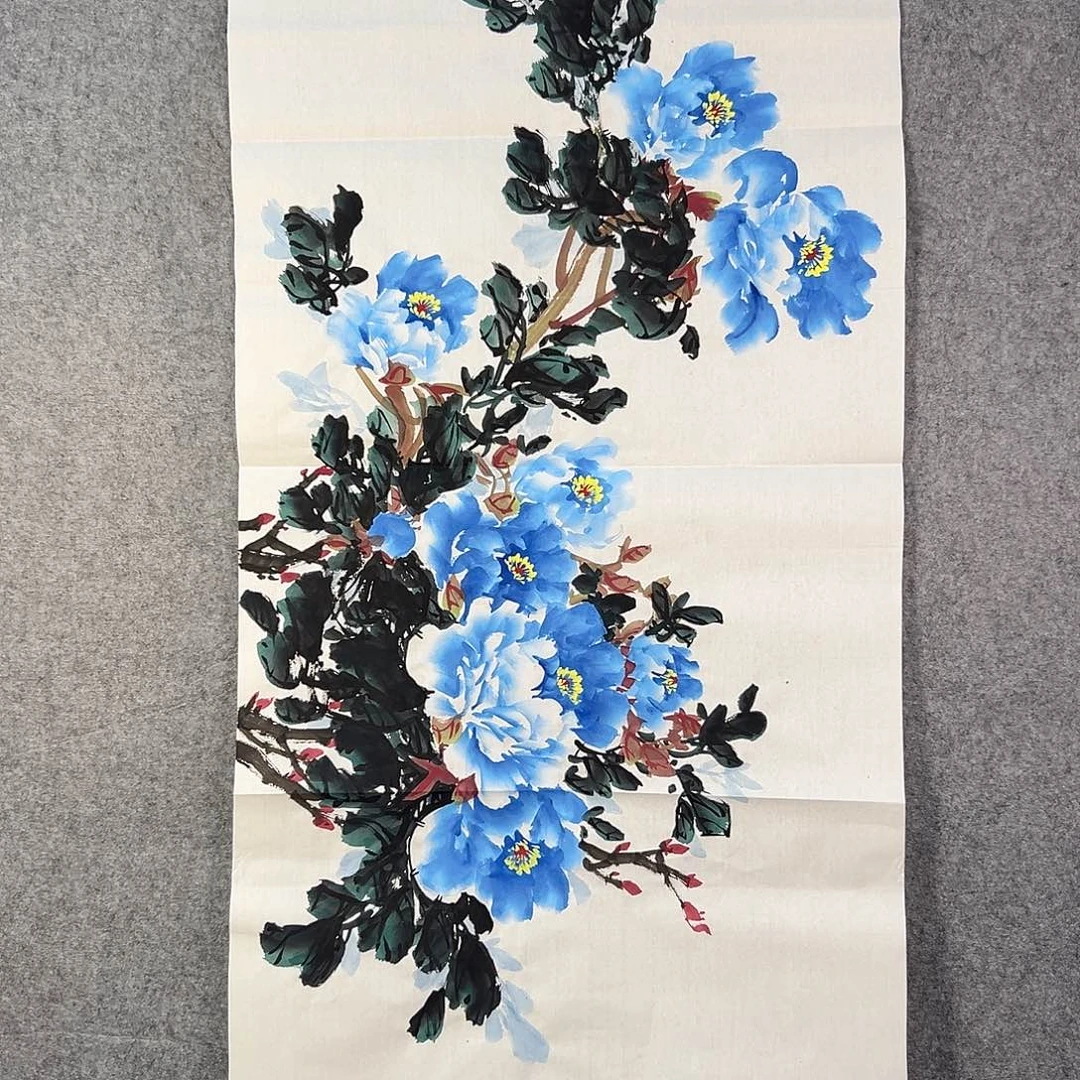 国画853 花鸟在此鸣叫时还要