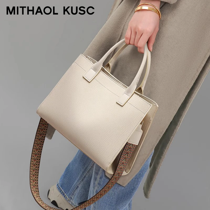 MITHAOL KUSC官方女士单肩包2025大容量手提托特包生日礼物送女友