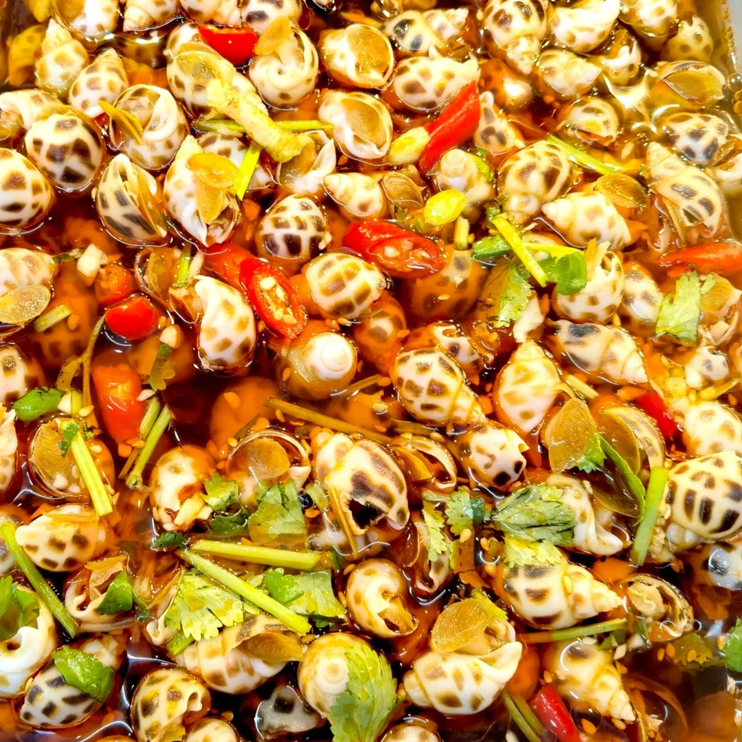 捞汁花螺 下酒菜 嘎嘎好吃