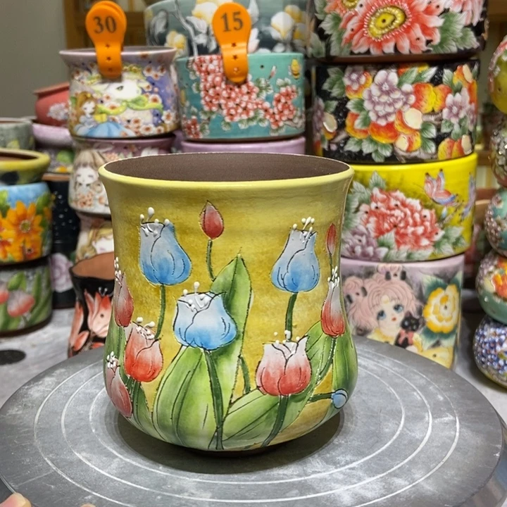 景德镇艺术手绘作品