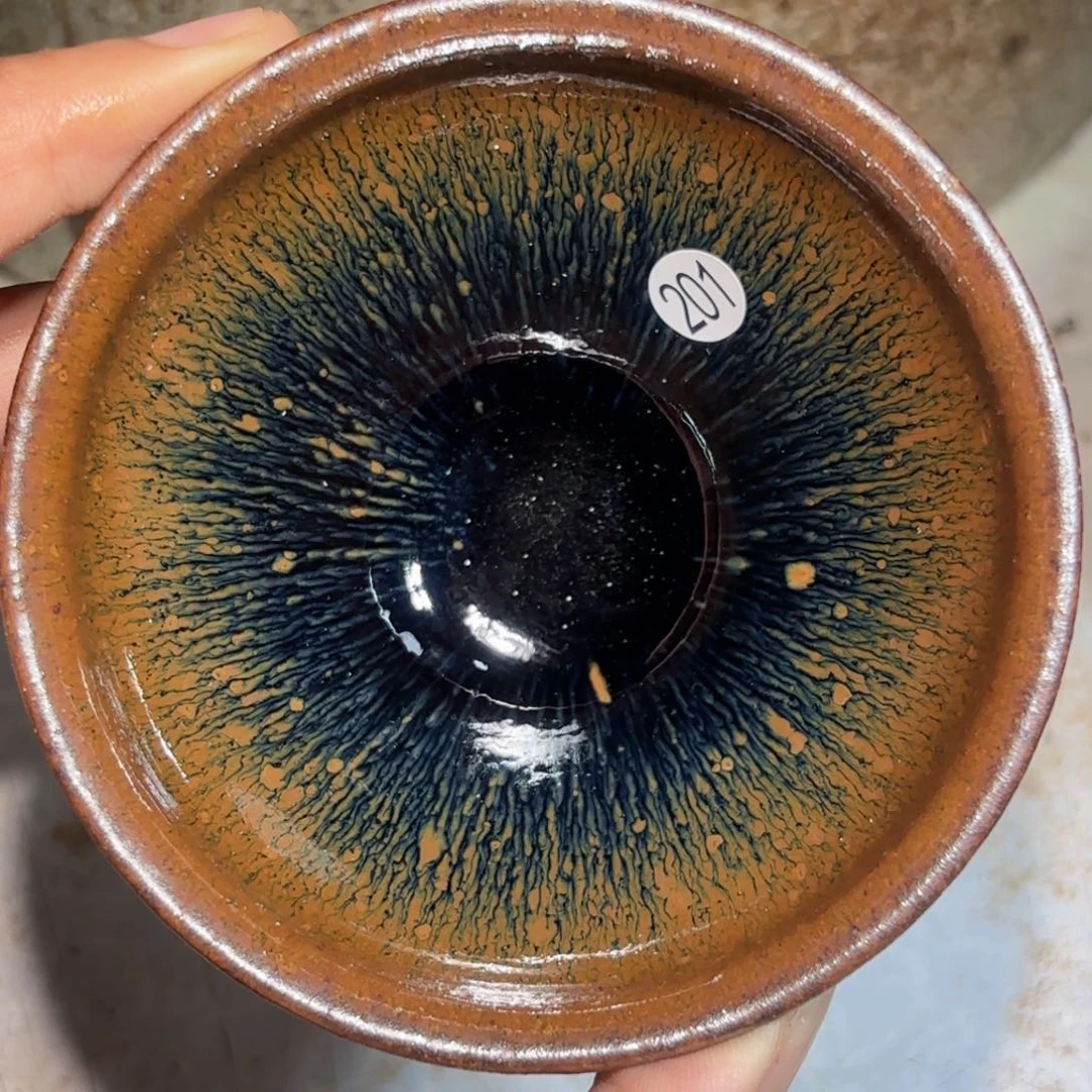 茶盏龙窑柴烧建盏201