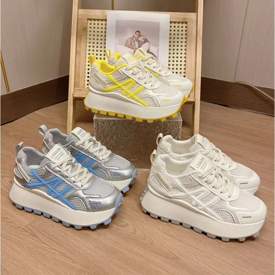 【LL】漫步大理~软底网面透气阿甘鞋轻女新款舒适百搭休闲运动鞋