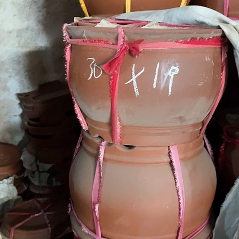 紫砂花盆金鱼缸盆一个