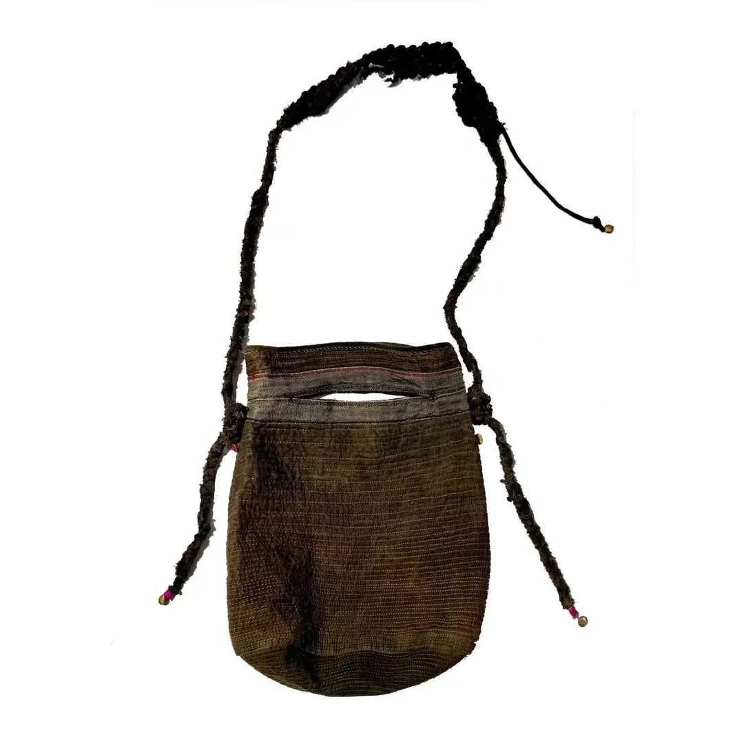 妝點家  左岸迷香 亚麻 植物染（红茶柿子板栗壳）包Z25SS 0004