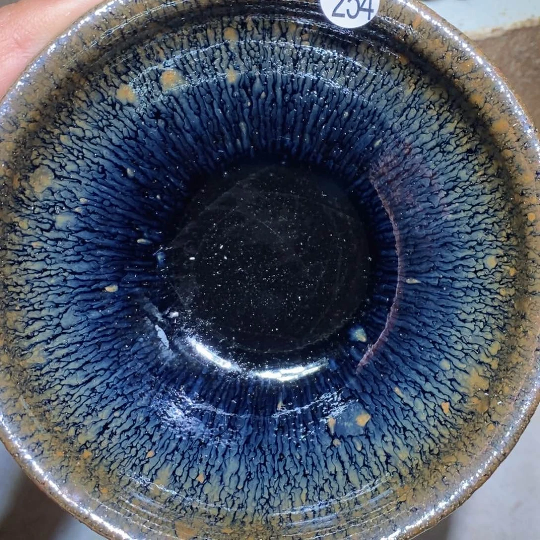 茶盏龙窑柴烧开窑254