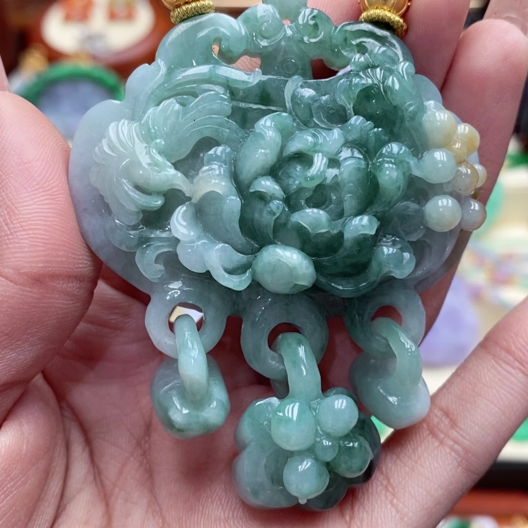 颈饰未镶嵌翡翠翡翠吊坠