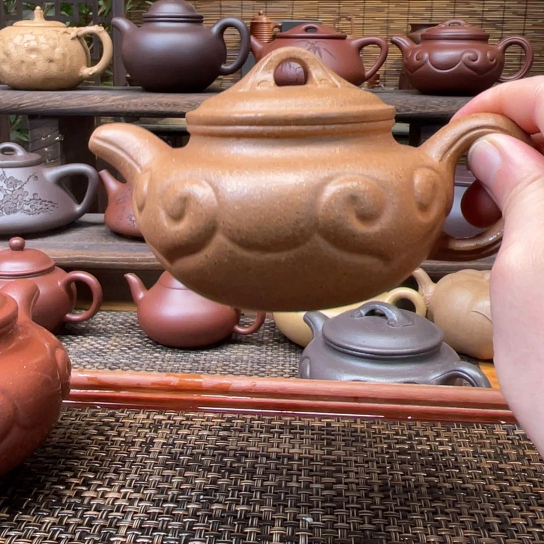 茶壶紫砂宜兴原矿紫砂手工制240