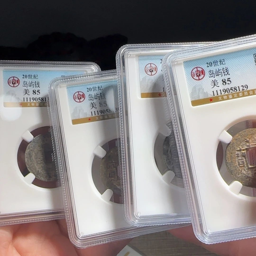 金属XX评级封装盒子币一个