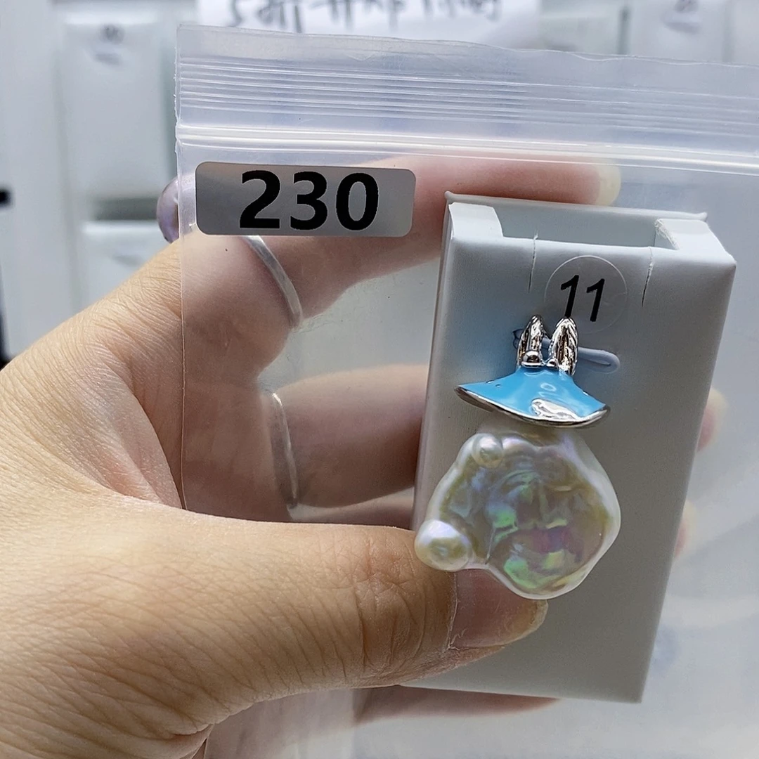 颈饰合金淡水珍珠