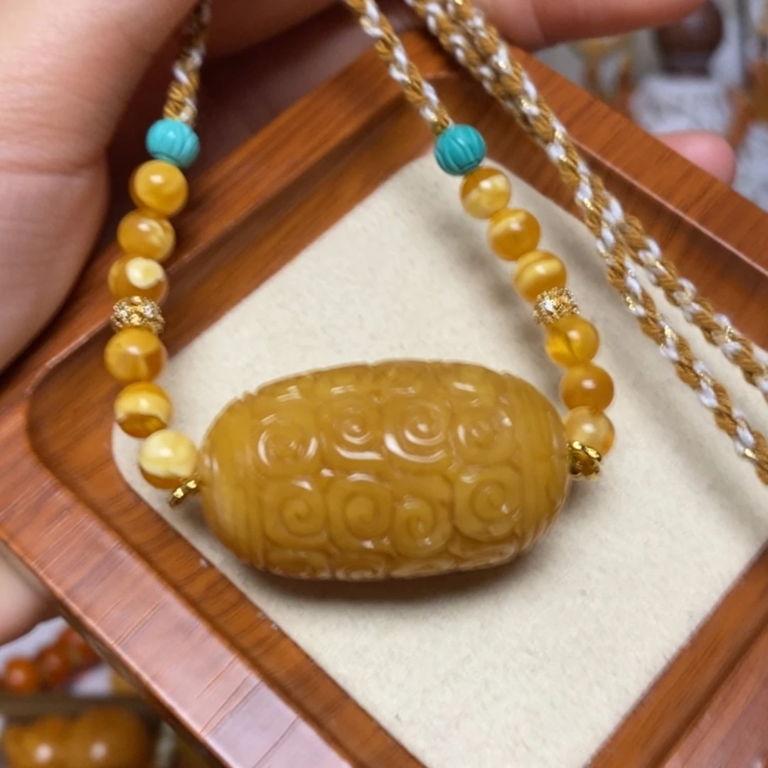 【闪购商品】蜜蜡颈饰未镶嵌项链