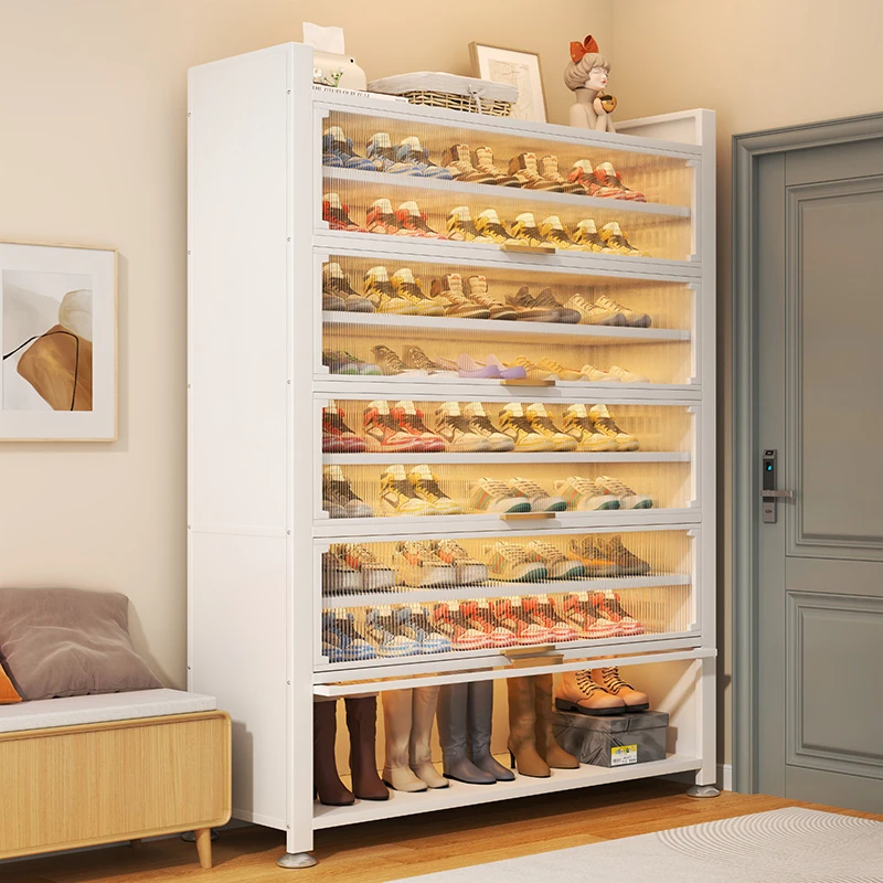 简易置物柜室内简易大容量鞋柜家用门口2025年新款收纳柜家用