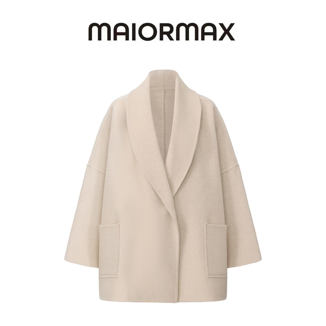 【闲阔柔栖】2025新款秋冬爆款高级感外套高贵气质毛呢女款羊毛大衣