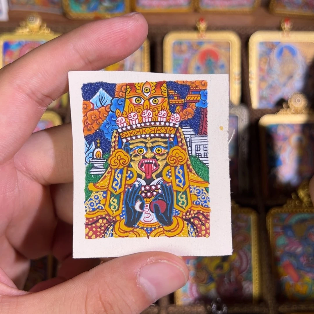 吊坠纯手绘扎基拉姆