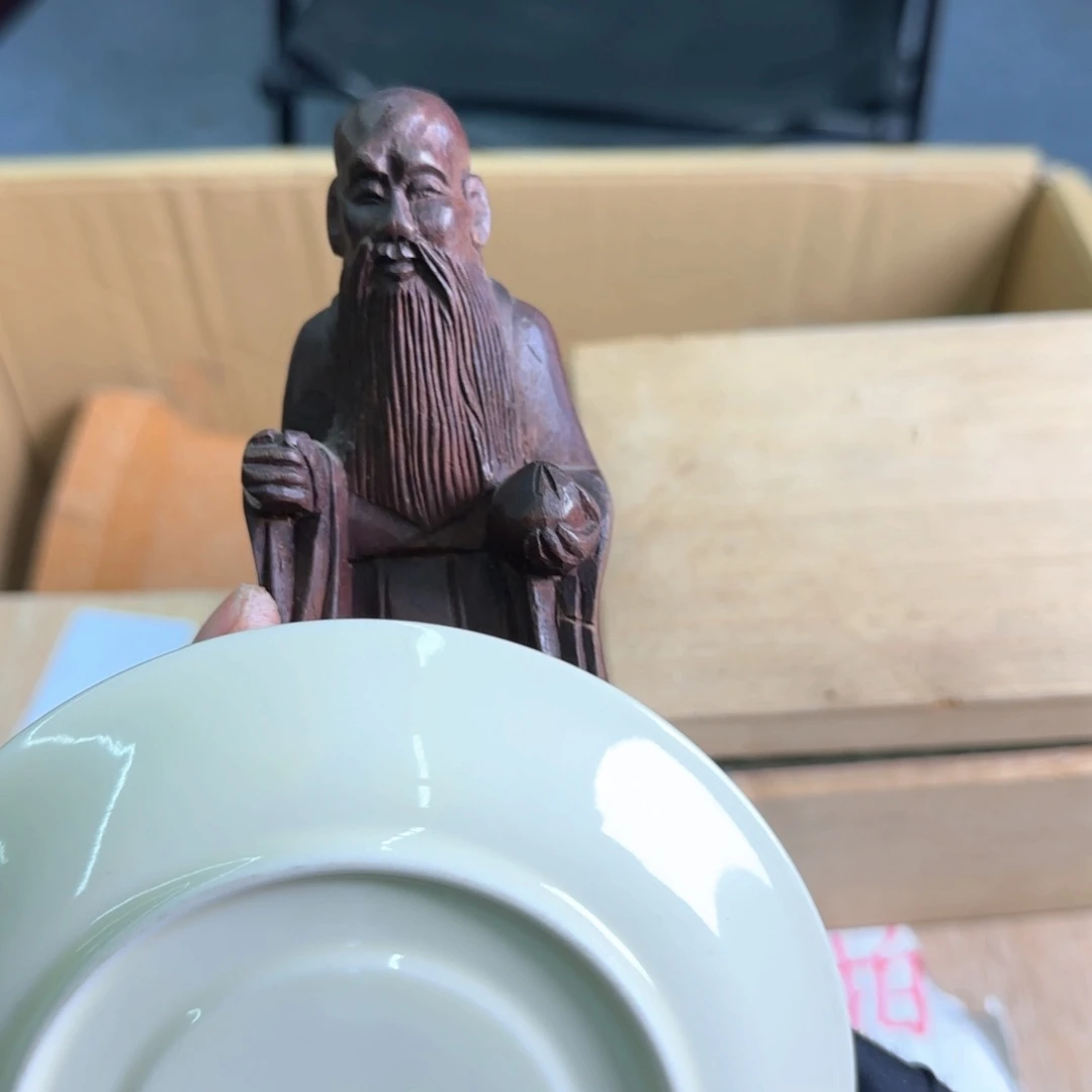 瓷片景****r恭喜发财 大吉大利