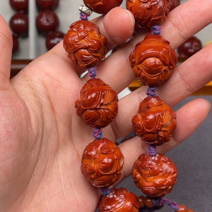 骑***浪手串/手链橄榄核财神