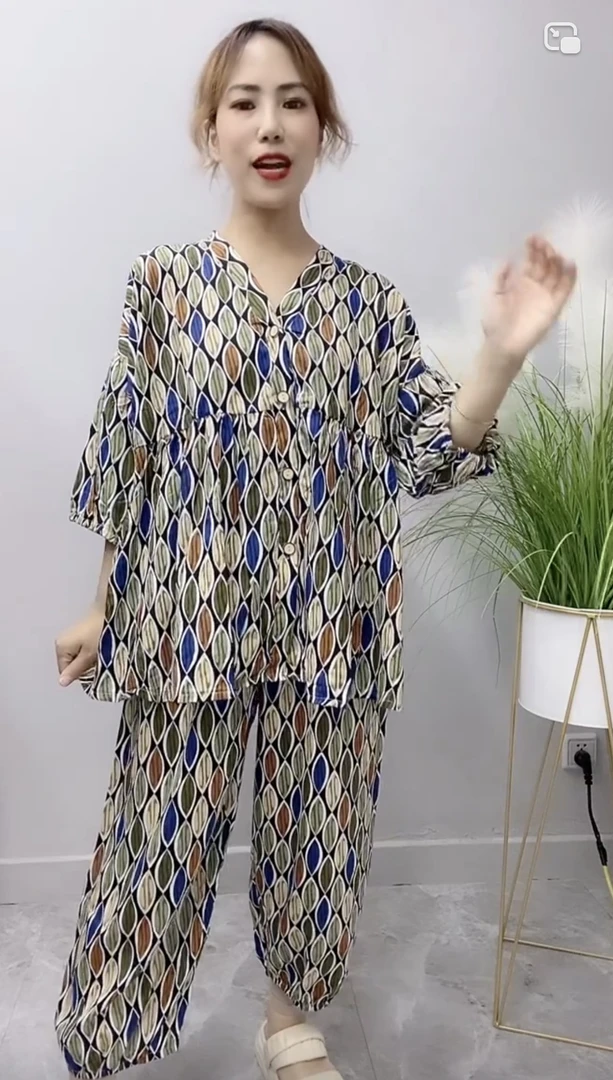 特价福利高品质人棉棉绸空调服家居服