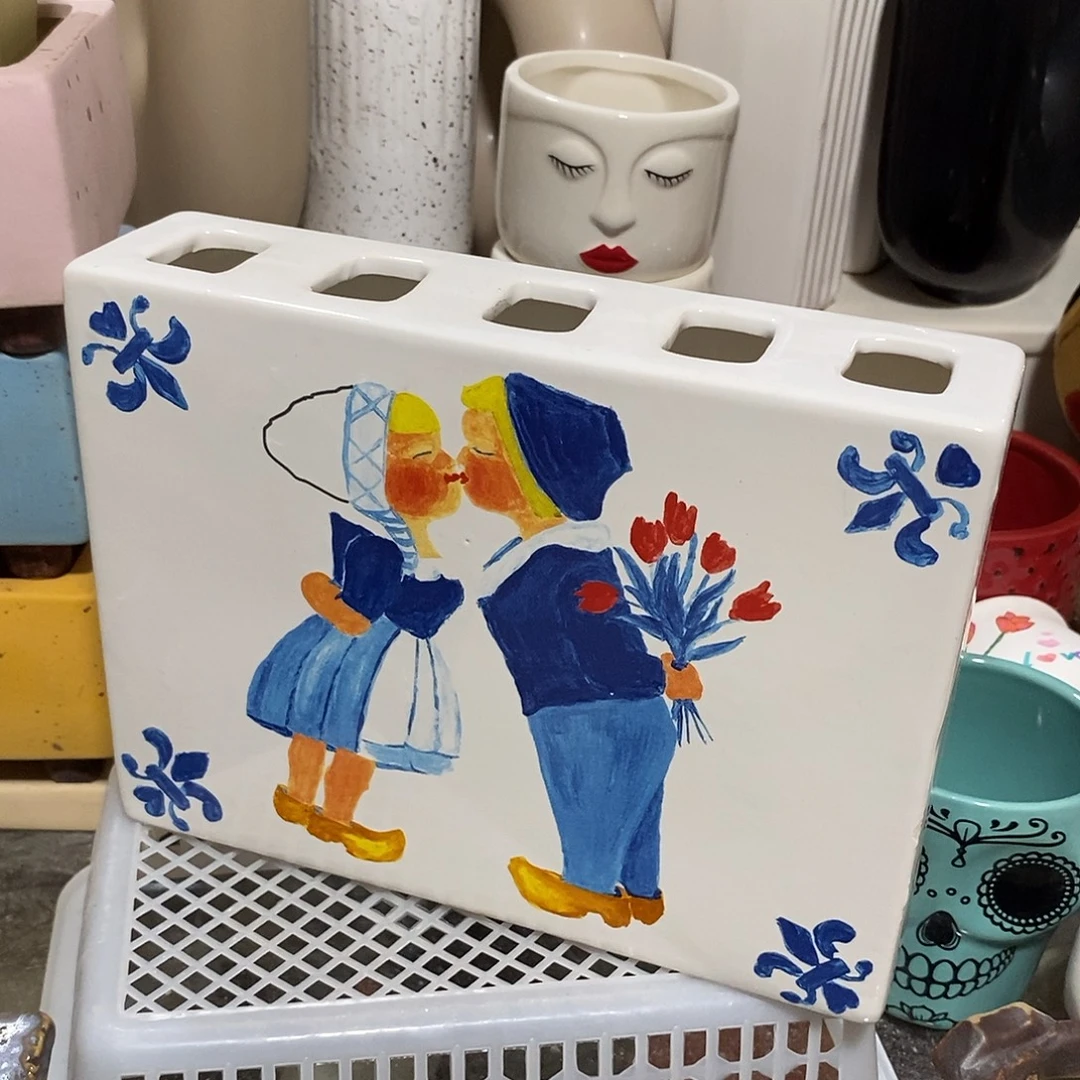 摆件水培陶盆无孔 瑕疵介意勿拍