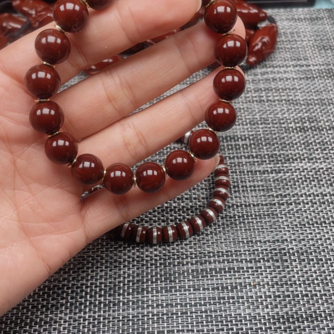 手串/手链橄榄核听*光珠12