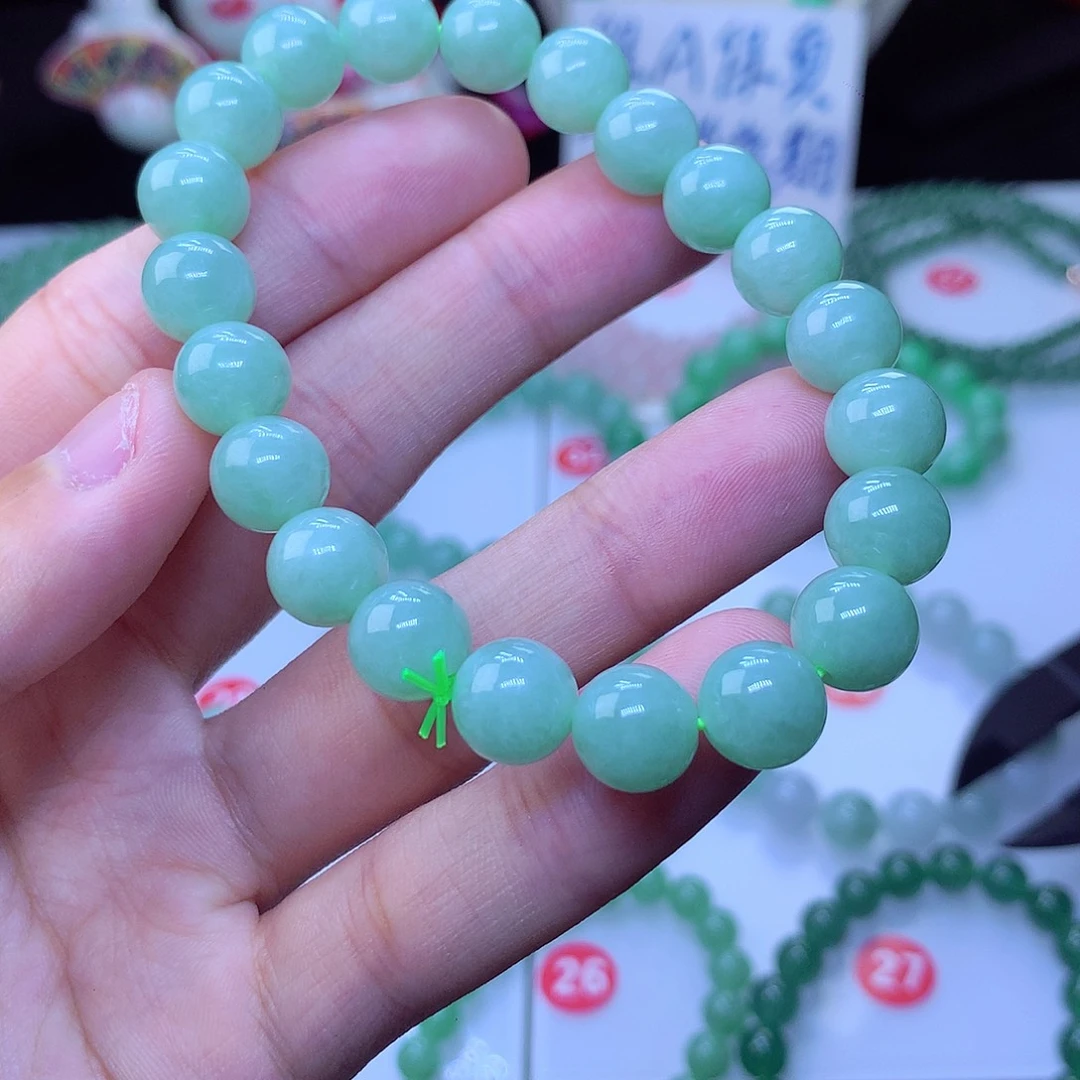 翡翠毛衣链未镶嵌