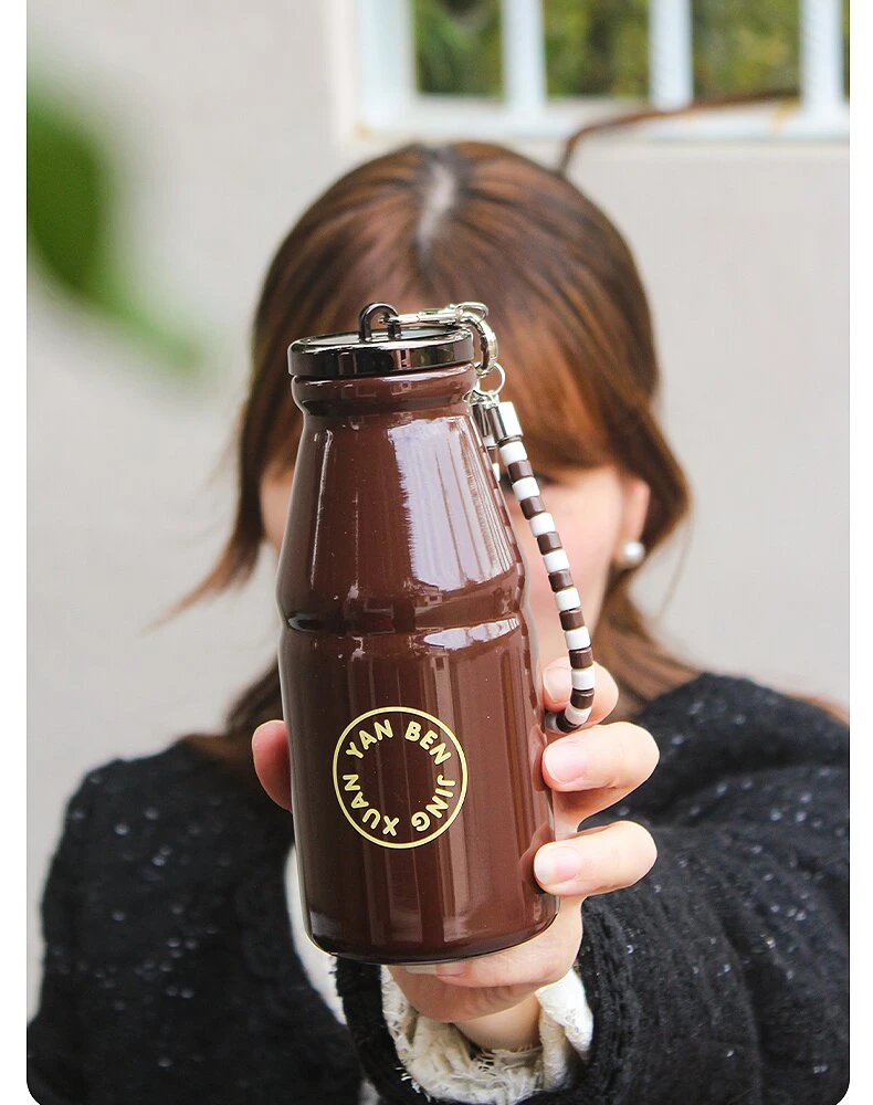 保温外小巧便携不锈钢女生高颜值杯子户外随行口袋保温奶瓶