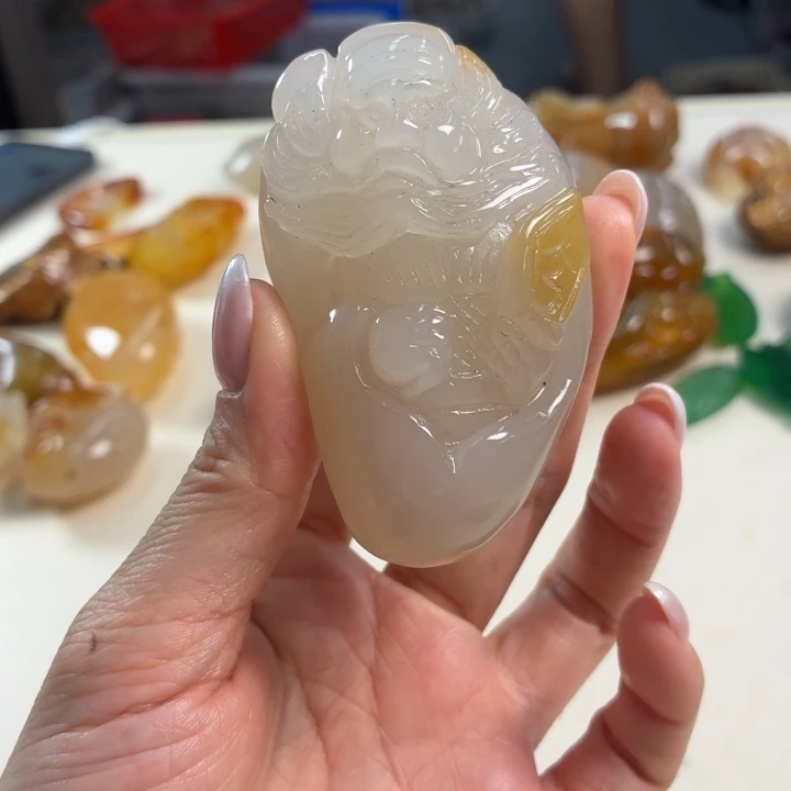 玛瑙/玉髓吊坠(不含链)未镶嵌