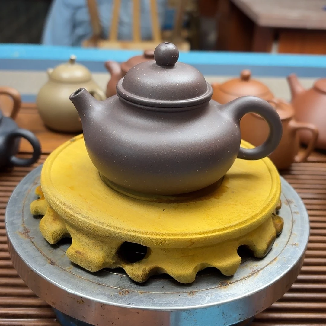 紫砂茶壶半手工制作