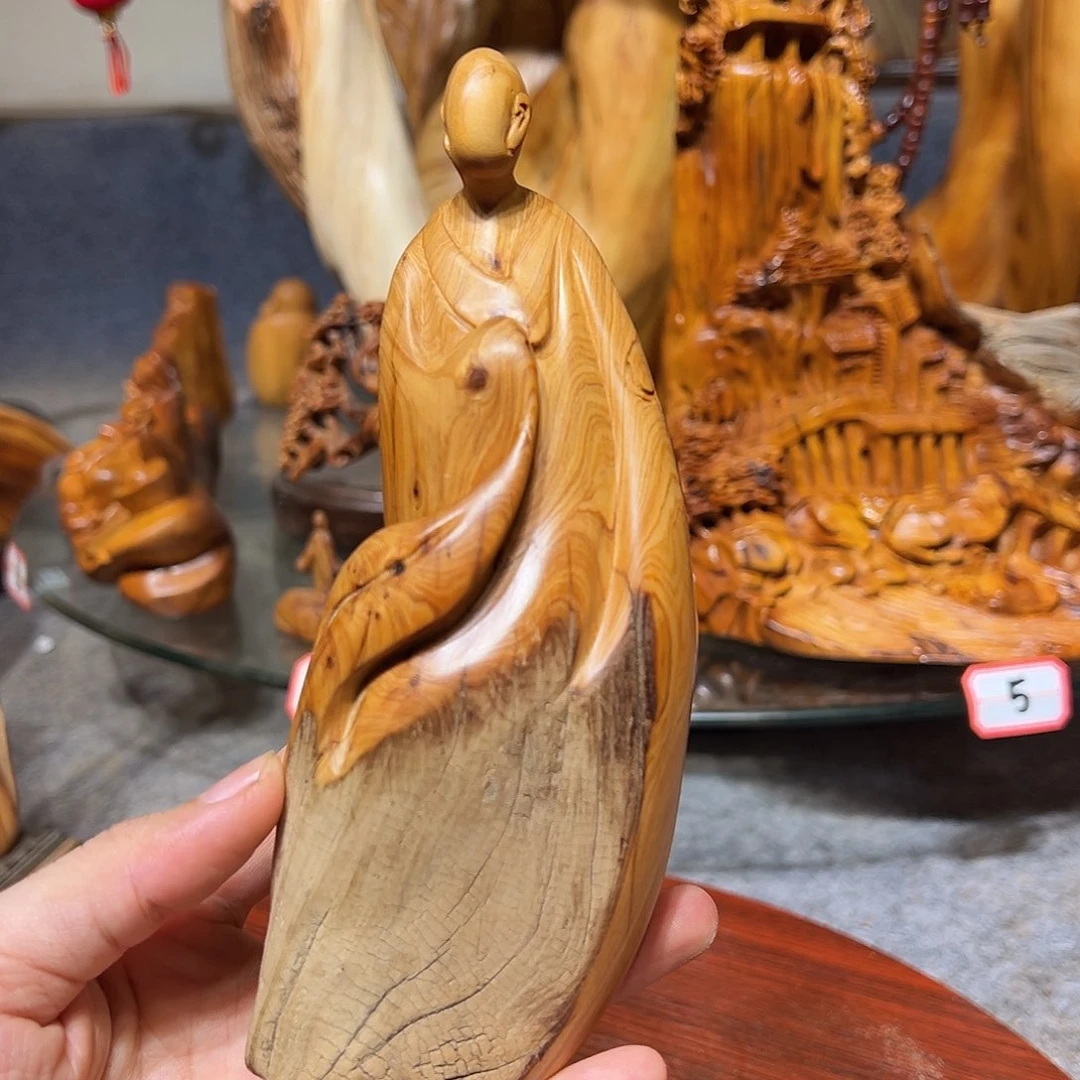 柏木（崖柏）崖柏木手把件摆件