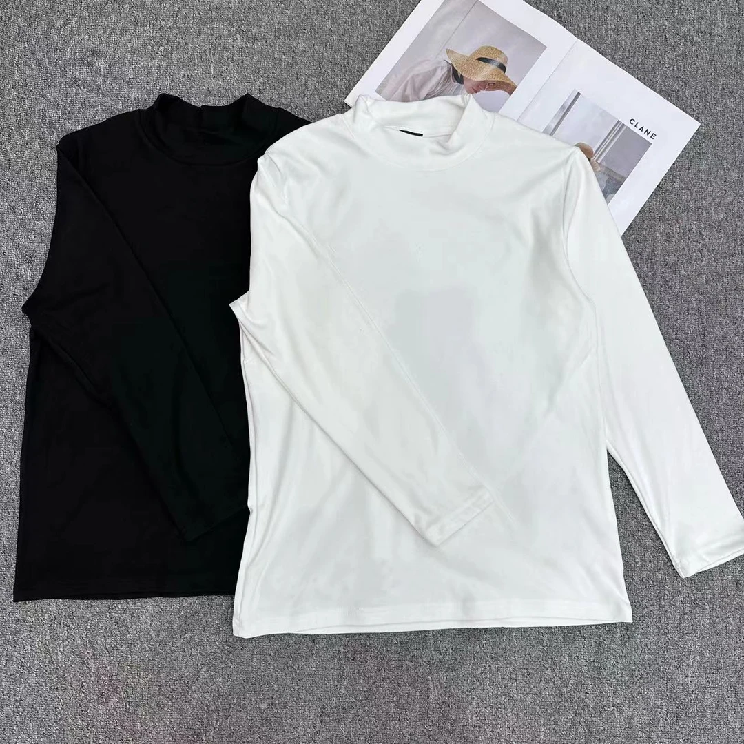 【周周家】6955濮院冬季男款立领长袖T恤秋冬毛衣KL