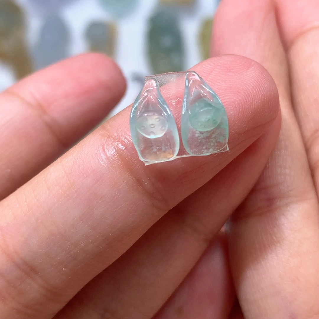 未镶嵌定制翡翠莲蓬花