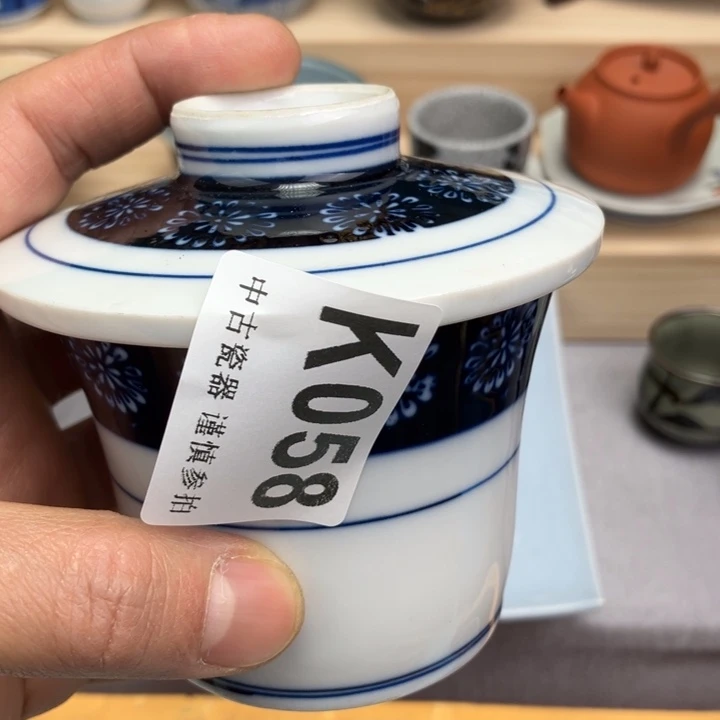 瓷片鹿**058健健康康平平安安