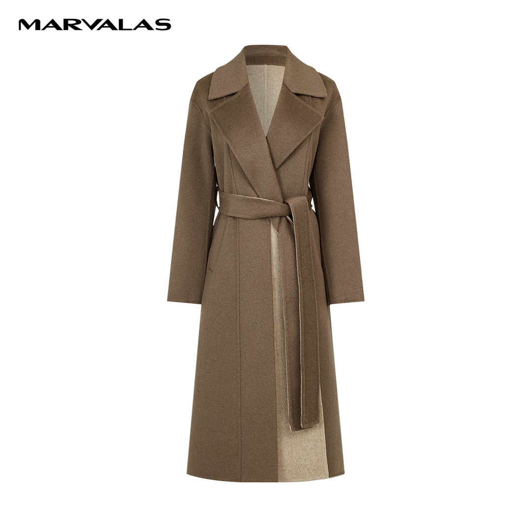 【珊珊专属】M426302719复古大衣中长款秋冬女士