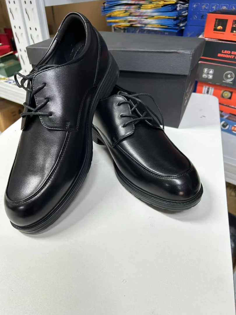 【明阳精选】黑色真皮商务男款