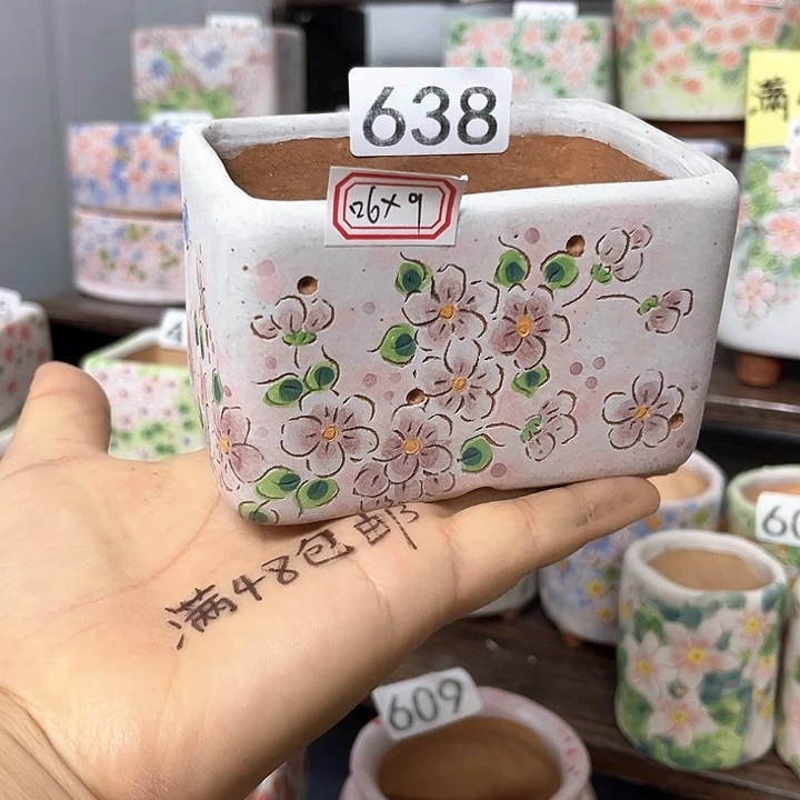 手工制作多肉花盆