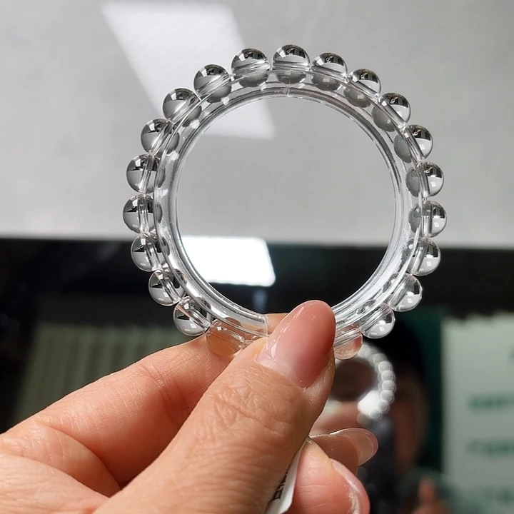 未镶嵌手串水晶天然的白水晶8特