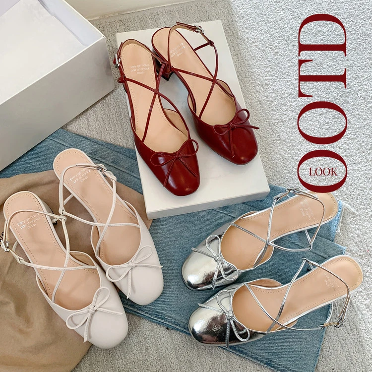 时装凉鞋2025年春季韩版粗跟